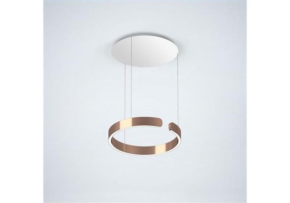 Pendelleuchte MITO sospeso up 60 variabel wide roségold  240V/ 60W 2700-4000K 3330lm