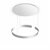 Pendelleuchte MITO Sospeso up 60 wide silbermatt  240V/ 60W 2700-4000K D=60cm IP20