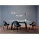 Pendelleuchte MITO Sospeso up 60 wide silbermatt  240V/ 60W 2700-4000K D=60cm IP20