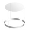 Pendelleuchte MITO Sospeso up 60 wide silbermatt  240V/ 60W 2700-4000K D=60cm IP20