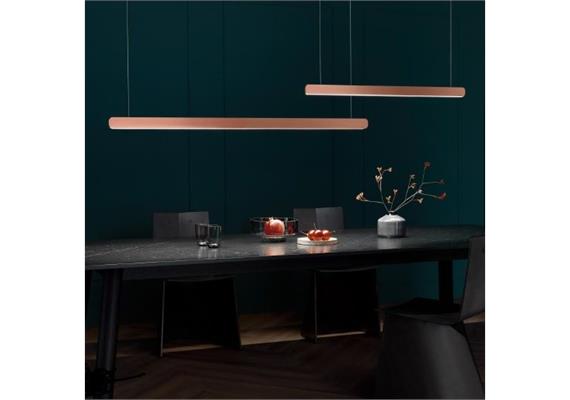 Pendelleuchte MITO volo 140 up variabel wide rose gold  240V 60W 4500Lm L=136cm IP20