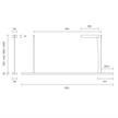 Pendelleuchte Modul L 120 32W verchromt 3000°  1-10V Dimmbar 230V/24V DC L=1353x300x60mm | Bild 2