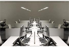 Pendelleuchte Modul L 120 32W verchromt 3000°  1-10V Dimmbar 230V/24V DC L=1353x300x60mm