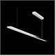 Pendelleuchte Modul L 120 32W verchromt 3000°  1-10V Dimmbar 230V/24V DC L=1353x300x60mm