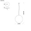 Pendelleuchte MOON 60 13W Led Japan Papier  230V E27 2700K 1521lm D=60cm IP20 | Bild 2