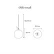 Pendelleuchte Oblo small 7W Glossy smoky  230V / 2700K 1280Lm D=21.1cm H=24.3 / IP20 | Bild 2