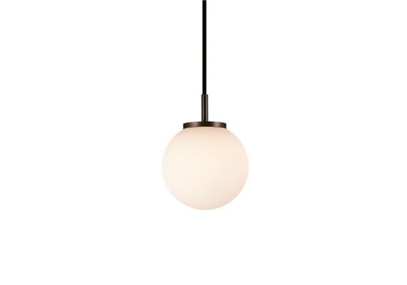 Pendelleuchte Orb 140 12W DTW Opal schwarz  48V/ DC 1028Lm CRI90 D=140 H=209 / IP20