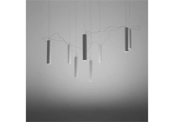 Pendelleuchte Simbiosi LED 16W schwarz matt  240V 8x 2W 2700K 931lm IP20