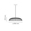 Pendelleuchte Skynest Suspension 78W Almond  240V 2700K 655Lm CRI90 D=904mm H=213 / IP20 | Bild 2