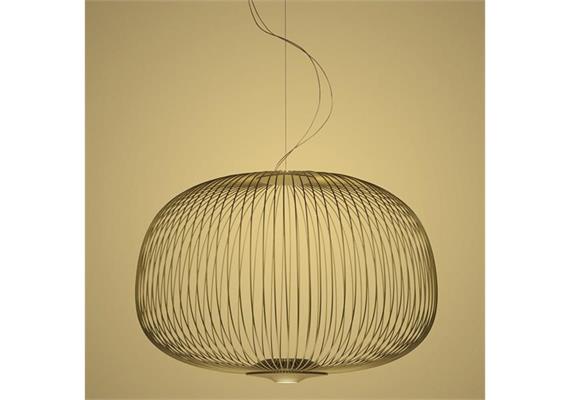 Pendelleuchte Spokes 3 / 30W DALI gold matt  230V 2700K 3316Lm D=61cm H=42cm IP20