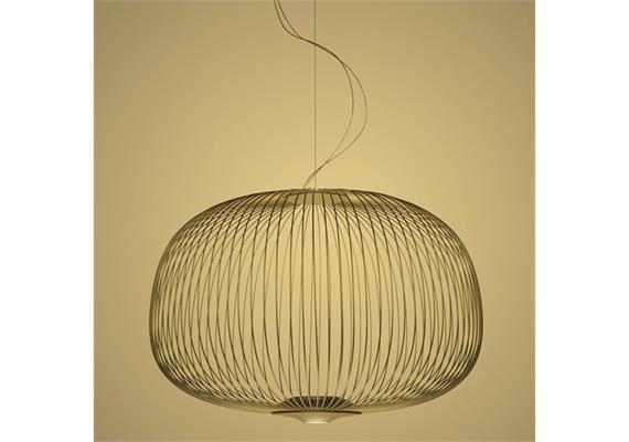 Pendelleuchte Spokes 3 / 30W gold on/off  230V 2700K D=61cm H=42cm 3316lm IP20
