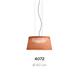 Pendelleuchte Wind 4072 / 25W Ocre red  240V/2700K 700mA D=60cm H=30 /IP65