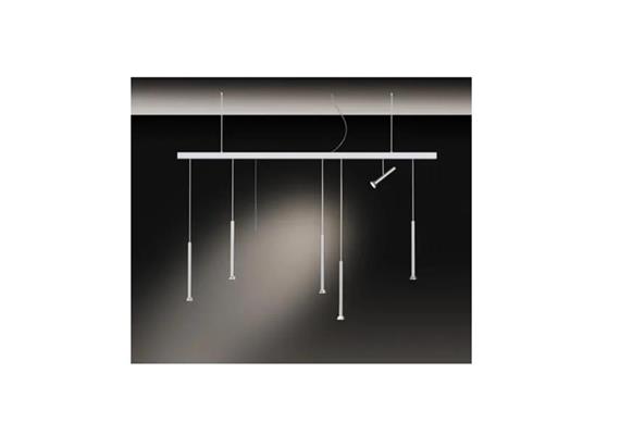 Pendoled Pendel 75-100cm 6W 2700K alu  Höhenverstellbar und positionierbar