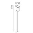 Pollerleuchte cut bollard 8W anthracite  240V 2700K 559Lm B=65 H=800 T=125 IP65 | Bild 2