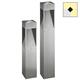 Pollerleuchte Gothic 180 Led 3x9W H=700 alufarbig  230V/3000*K 3x9W CREE Led / IP66