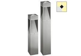 Pollerleuchte Gothic180 LED 3x8W 3000K dunkelgrau  230V/3000K 2300lm H=1000 B=184/ IP66