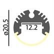 Rundprofil CANE 20 für LED alu eloxiert  D=20.5mm L=1000mm | Bild 2