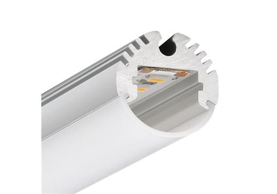 Rundprofil CANE 20 für LED alu eloxiert  D=20.5mm L=1000mm