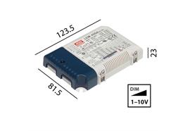 Schaltnetzgerät LCM-40 / 40W / 1-10V  180-240V / L=123.5 B=81.5 H=23