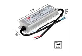 Schaltnetzteil 24V DC 150W DALI IP67  230V/24V DC / L=219 B=63 H=35.5