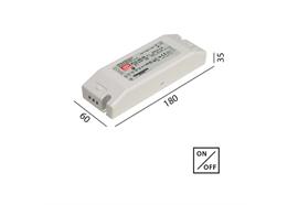 Schaltnetzteil 24V DC 45W weiss  230V/24V DC / L=180 B=60 H=35