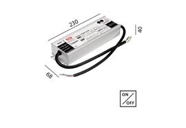 Schaltnetzteil 48V DC 150W IP67  230V/48V DC / L=230 B=68 H=40