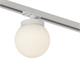Schienenleuchte 1Ph. Orb 9.7W Opal weiss matt  230V/3000K 1320Lm CR90 D=139 H=182 IP20