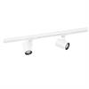 Schienenstrahler 1.Ph.SQUBE ON 1.0 LED weiss  230V 6W 2700K 460Lm L=107mm D=55 IP20