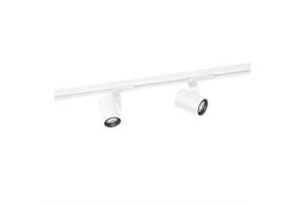 Schienenstrahler 1.Ph.SQUBE ON 1.0 LED weiss  230V 6W 2700K 460Lm L=107mm D=55 IP20