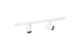 Schienenstrahler 1.Ph.SQUBE ON 1.0 LED weiss  230V 6W 2700K 460Lm L=107mm D=55 IP20