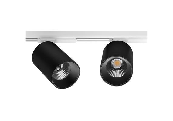 Schienenstrahler 1.Ph. Tube HV 8W schwarz  230V/2700K 680lm CR90 38° D=60H=90 IP20