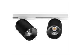Schienenstrahler 1.Ph. Tube HV 8W schwarz  230V/2700K 680lm CR90 38° D=60H=90 IP20