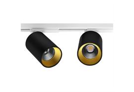 Schienenstrahler 1.Ph. Tube HV 8W schwarz-gold  230V/2700K 680lm CR90 38° D=60H=90 IP20