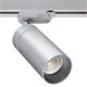 Schienenstrahler 3.Ph.Tube 60 13W DTW silber  230V/2000K-3000K CR90 48° D=60 H=135