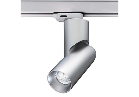 Schienenstrahler 3.Ph.Tube Twist 9W DTW silber  230V/2000K-3000K CR90 48° D=65 H=200