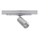 Schienenstrahler Tube 60 pro 18W silberfarbig  230V/3000K 1887lm CR90 D=60 H=137