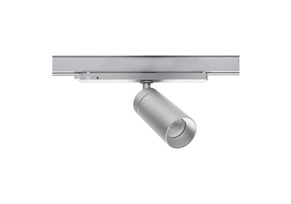 Schienenstrahler Tube 60 pro Led 18W DALI silberfarbig  230V/4000K 2516lm CR90 D=60 H=137