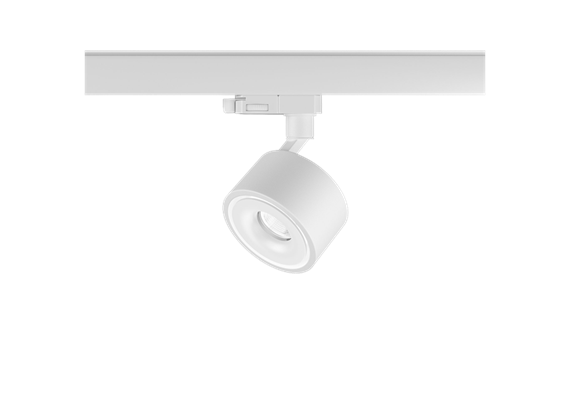 Schienenstrahler Turn mini 8.7W weiss matt  230V/ 2700K 1155Lm CR90 46° D=84 H=48/ IP20