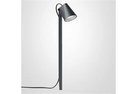 Spiessleuchte PAD LED 8W 553lm anthrazit  240V 2700K D=240 H=800 / IP65