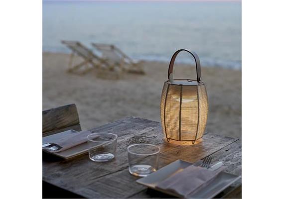 Steh-Akkuleuchte Tanit M 29R Marrón Chocolate  5Vdc1.5W 2700K D=155 H=290mm IP20