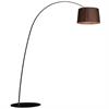 Steh-Bogenleuchte Twiggy ElleLED MyLight Rosewood  240V/ 28W 3840lm RF-Schirm D=46cm/ IP20