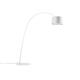 Steh- Bogenleuchte Twiggy Led 28W weiss matt  240V/ 2700K 3840lm Schirm D=46cm H=29/ IP20