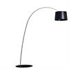 Steh- BogenleuchteTwiggy Led 28W schwarz matt  240V/ 2700K 3840lm Schirm D=46cm H=29/ IP20