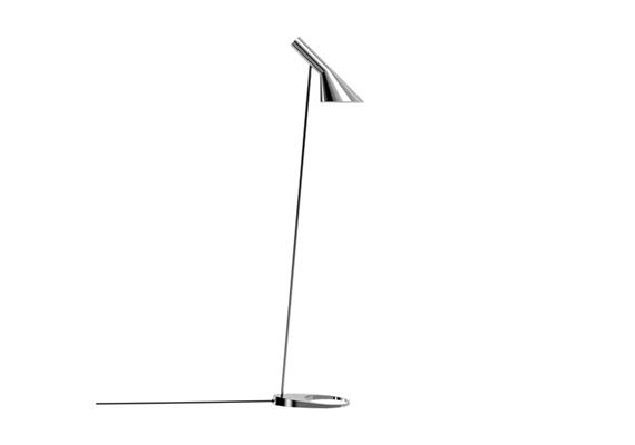 Steh-Leseleuchte AJ 20W chrom glanz  230V E27 20W H=130cm L=32.5cm IP20