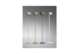 Steh-Leseleuchte Diogenes-10 50W Graphitschwarz  240V 2700K 5256lm H=1766 B Kopf=258mm