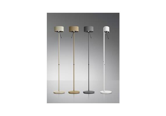 Steh-Leseleuchte Diogenes-10 LED 45W Reinweiss  240V 2700K 5256lm H=1766 B Kopf=258mm