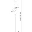Steh-Leseleuchte FEZ S 38W LED alu  240V/ 2700K 3090Lm RF D=17cm / IP20 | Bild 2