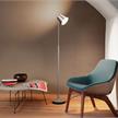 Steh-Leseleuchte FEZ S L 36W LED DTW bronze  240V/1800-3000K 2600lm / RF D=17cm / IP20 | Bild 6