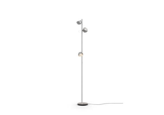 Steh-Leseleuchte IRIO S 62W alu  240V/2700K 6990Lm H=1875mm IP20