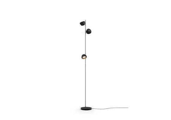 Steh-Leseleuchte IRIO S 62W schwarz  240V/2700K 6990Lm H=1875mm IP20